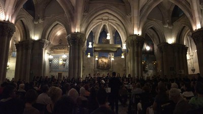 Concert in the Sagrada Familia's crypt